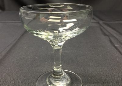 Champagne Saucer/Desert Cup  $0.50